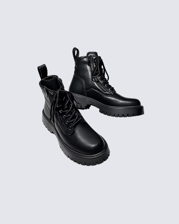 Side-Zip Workwear Martin Boots New – KIIKIO