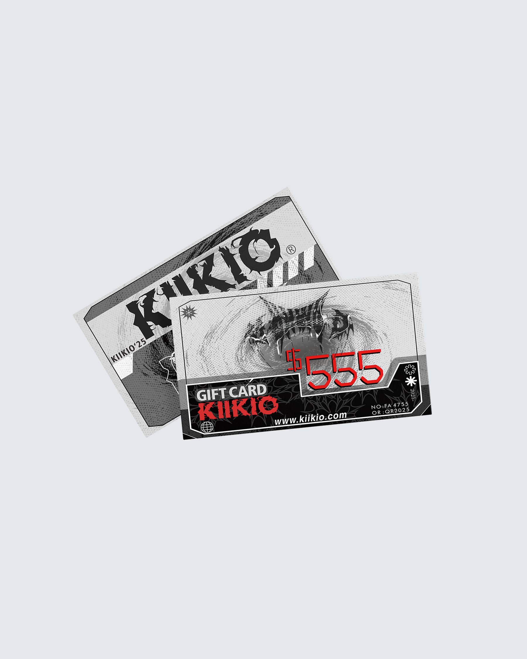 KIIKIO Cash Gift Card $555